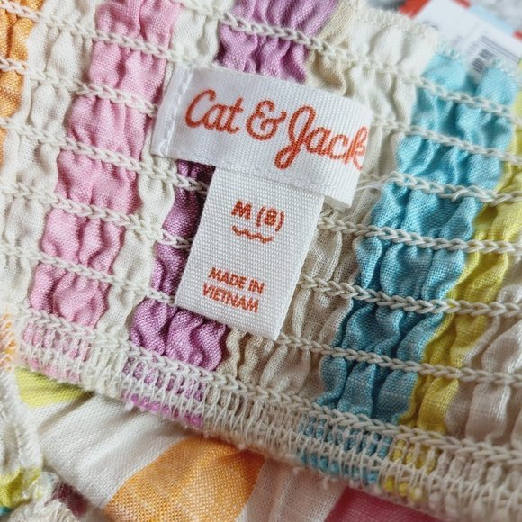 Cat & Jack, Girls' Sleeveless Short Woven Dress, 3KIDC-S - Picture 6 of 6